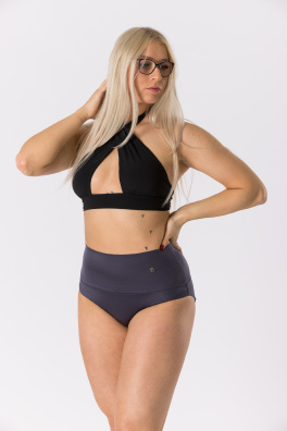 GoldBee Plavky Stahovací Kalhotky Dark Grey (Barva Dark Grey, Velikost L)