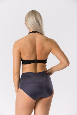 GoldBee Plavky Stahovací Kalhotky Dark Grey (Barva Dark Grey, Velikost L)