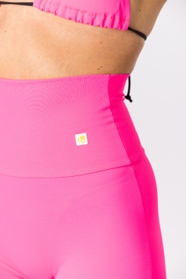 GoldBee Legíny Tenké Neon Pink (Barva Neon Pink, Velikost L)