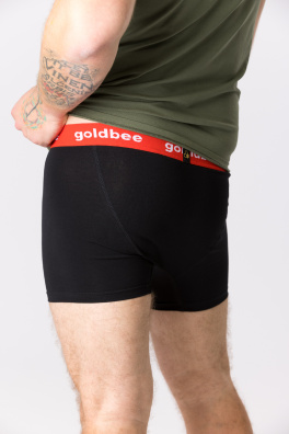 GoldBee Boxerky Logo Red (Barva Red, Velikost 3XL)