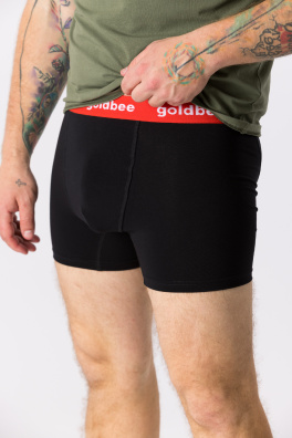 GoldBee Boxerky Logo Red (Barva Red, Velikost L)