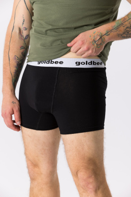 GoldBee Boxerky Logo White (Barva White, Velikost 3XL)
