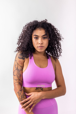 GoldBee Podprsenka BeBasic Violet (Barva Violet, Velikost L)