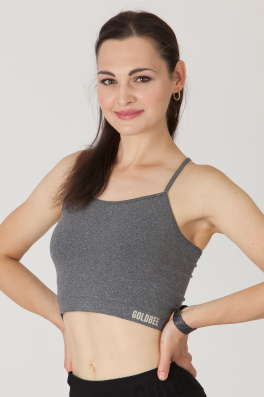 GoldBee BeCropLogo Black (Barva Black, Velikost XS)