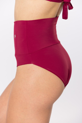 GoldBee Plavky Stahovací Kalhotky Bordo (Barva Bordo, Velikost 3XL)