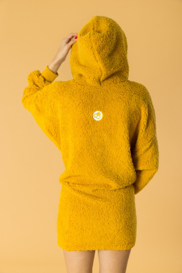 GoldBee Mikina Doba Ledová Gold (Barva Gold, Velikost XL-4XL)