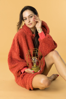 GoldBee Mikina Doba Ledová Red (Barva Red, Velikost XL-4XL)