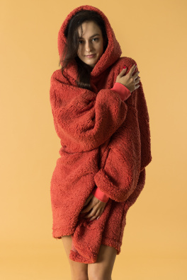 GoldBee Mikina Doba Ledová Red (Barva Red, Velikost XL-4XL)