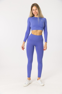 GoldBee Legíny S Kapsou Lycra AirForce Blue (Barva Airforce Blue, Velikost 5XL)