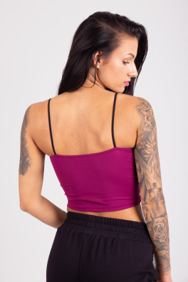 GoldBee CropTop Washington Logo Wine (Barva Wine, Velikost L)