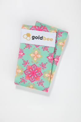 GoldBee Posilovací guma BeBooty Mandala Green (Barva Mandala Green, Velikost L)