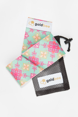 GoldBee Posilovací guma BeBooty Mandala Green (Barva Mandala Green, Velikost L)