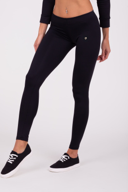 GoldBee Legíny Low Waist Lycra Black (Barva Black, Velikost XL)