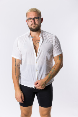 GoldBee Pánské Kraťase Stahující Pas Black (Barva Black, Velikost L)