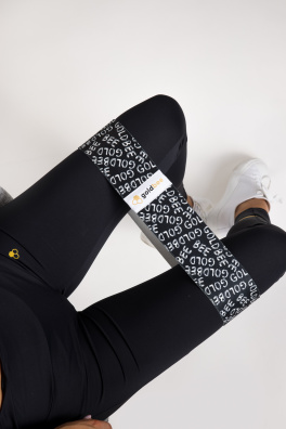 GoldBee Posilovací guma BeBooty GOLDBEE Black (Barva Black, Velikost L)