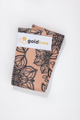 GoldBee Posilovací guma BeBooty Mandala Black (Barva Mandala Black, Velikost L)