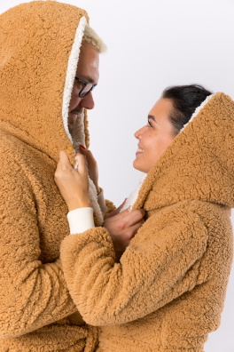 GoldBee Kabát Doba Ledová Naturels (Barva Naturels, Velikost XL-XXL)