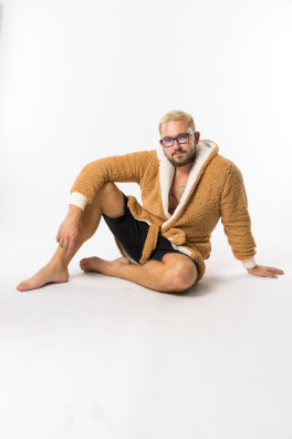 GoldBee Kabát Doba Ledová Naturels (Barva Naturels, Velikost XL-XXL)