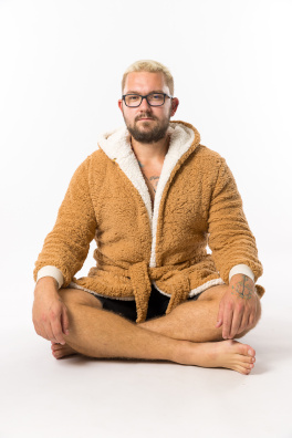 GoldBee Kabát Doba Ledová Naturels (Barva Naturels, Velikost XL-XXL)