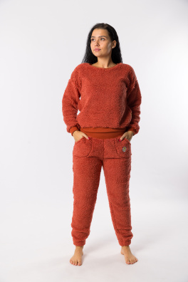 GoldBee Mini Mikina Doba Ledová Red (Barva Red, Velikost L)