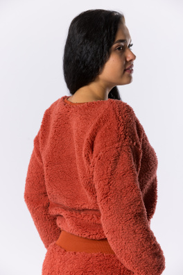 GoldBee Mini Mikina Doba Ledová Red (Barva Red, Velikost L)