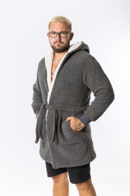 GoldBee Kabát Doba Ledová Grey (Barva Grey, Velikost XL-XXL)