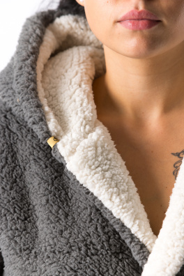 GoldBee Kabát Doba Ledová Grey (Barva Grey, Velikost XL-XXL)