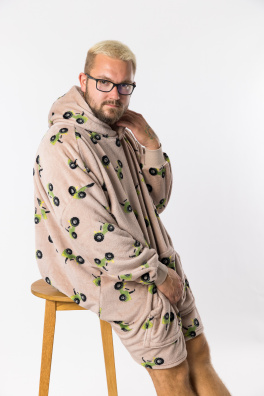 GoldBee Mikina Doba Ledová Fluffy Tractor (Barva Tractor, Velikost XL-4XL)