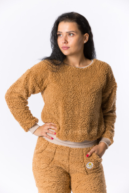 GoldBee Mini Mikina Doba Ledová Naturles (Barva Naturles, Velikost L)