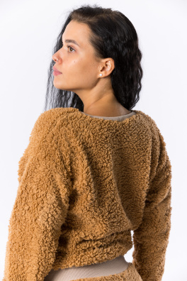 GoldBee Mini Mikina Doba Ledová Naturles (Barva Naturles, Velikost L)