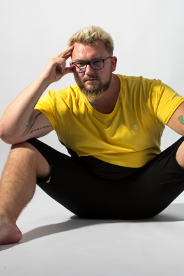 GoldBee Anastasiia Pánské Kraťasy Yellow and Black (Barva Yellow And Black, Velikost M)