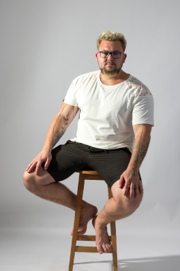 GoldBee Pánské Tričko s Krajkou White (Barva White, Velikost L)