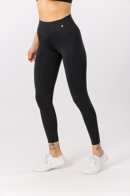 GoldBee Legíny Veve s Kapsičkou Lycra Black (Barva Black, Velikost XS)