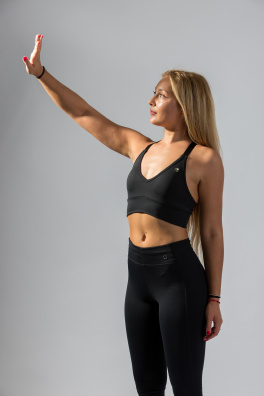 GoldBee Podprsenka Veve All Black (Barva All Black, Velikost XS)