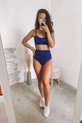 GoldBee Plavky Stahovací Brazilky Royal (Barva Royal, Velikost XS)