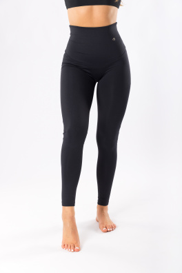 GoldBee Legíny Zateplené Stahující Celé Břicho Black (Barva Black, Velikost 3XL)