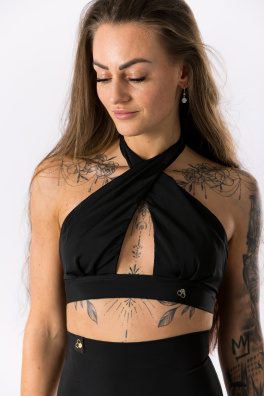 GoldBee Plavky Cross Vrchní Díl Black (Barva Black, Velikost XL)