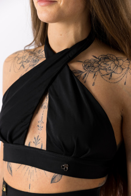 GoldBee Plavky Cross Vrchní Díl Black (Barva Black, Velikost XS)