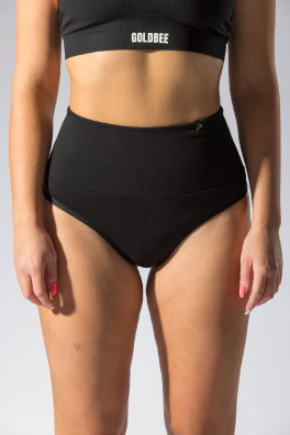 GoldBee Tanga Stahovací Black (Barva Black, Velikost 3XL)