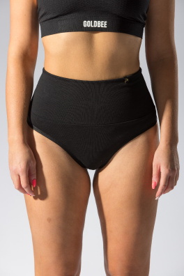 GoldBee Tanga Stahovací Black (Barva Black, Velikost XXL)
