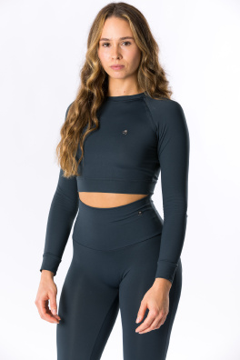 GoldBee Crop-Top BeClassic Onyx (Barva Onyx, Velikost L)