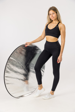 GoldBee Legíny S Kapsou Lycra Black (Barva Black, Velikost 5XL)