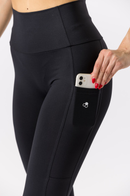 GoldBee Legíny S Kapsou Lycra Black (Barva Black, Velikost L)