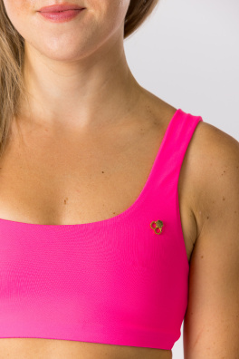 GoldBee Basic Plavky Vrchní Díl Neon Pink (Barva Neon Pink, Velikost L)