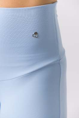 GoldBee Legíny Stahující Celé Břicho Lycra Baby Blue (Barva Baby Blue, Velikost L)