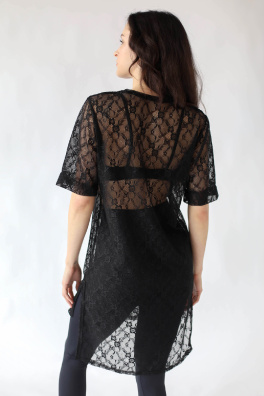 GoldBee Krajkový Přehoz Black (Barva Black, Velikost S)