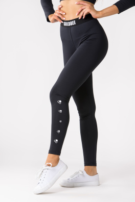 GoldBee Legíny Vertical Black (Barva Black, Velikost L)