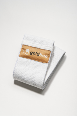 GoldBee Posilovací guma BeBooty White (Barva White, Velikost L)