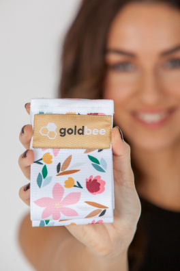 GoldBee Posilovací guma BeBooty Flowers (Barva Flowers, Velikost M)