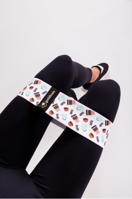 GoldBee Posilovací guma BeBooty Coffee (Barva Coffee, Velikost L)